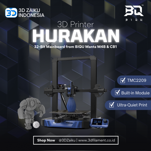 Original Biqu Hurakan 3D Printer Klipper Firmware High Speed TMC2209